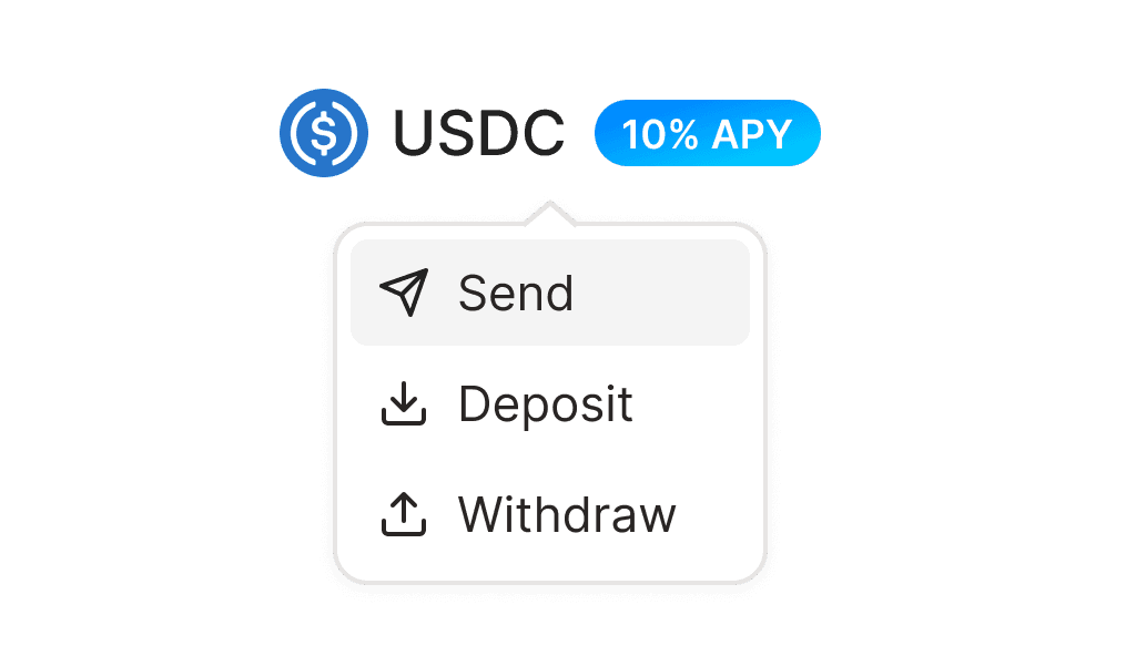 Earn interest