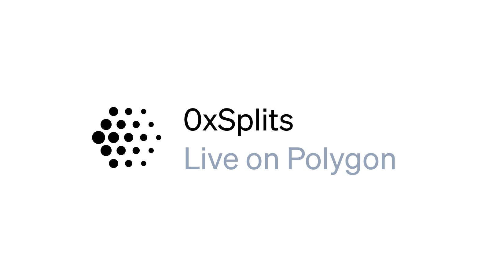 0xSplits is live on Polygon